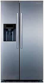Refrigeration BDSS Side By Side 570 Litre No Frost Fridge Freezer Freezing capacity: 10 kg/24 hour Noise level: 45dB Star