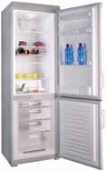 5 kg/24 hour Noise level: 45dB Star rating: **** Automatic fridge defrost Frost free freezer Adjustable feet 4 Safety