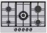 zones 4 Residual heat indicators Side touch control Safety lock Frameless Ceramic hob