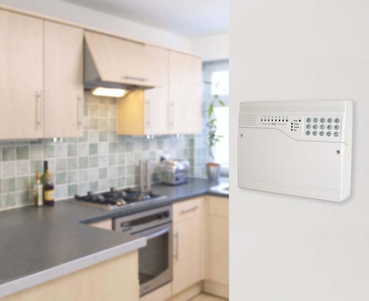 Overview and features 8 Zones Each one is separately identified on the keypad and provides ample security detection for most domestic properties.