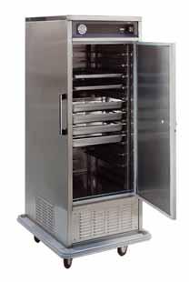 REFRIGERATED TRANSPORT CARTS DUAL REFRIGERATOR/FREEZERS Refrigerator to freezer with the flip of a switch Heavy-duty refrigeration components stand up to the rigors of transport All welded turned-in