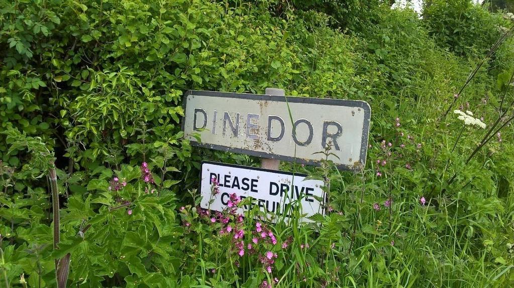 Objective 3 Travelling in and around Dinedor POLICY D THE MANAGEMENT OF TRAFFIC AROUND DINEDOR To minimise the impact of traffic and to create a safer environment for all road users, the following