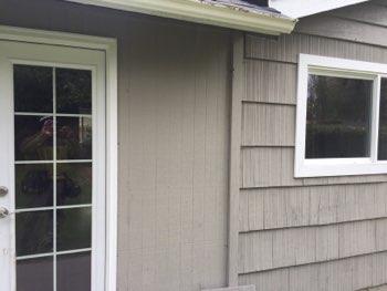 2. Gutters Gutters and downspouts appeared in good condition overall.