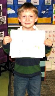 categories: Grades K 1: First Place Evin Kuzan, Springfield Elementary Honorable Mention John Dial,