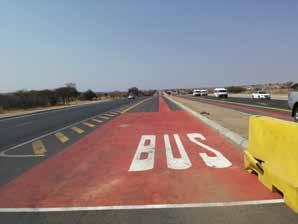 Cow Lake Road into a BRT system comprising median stations, exclusive bus only lanes,  AREYENG BUS RAPID TRANSPORT The development of Line 1 of the Tshwane (Pretoria) BRT system that