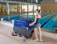H607: up to 3000 m 2 /h Dulevo scrubber H607 is equipped with two disc brushes of 315 mm each that assure a total scrubbing width of 600 mm and extra polishing of shining surfaces.