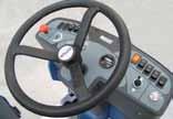 legs, a comfortable driving position, and few, user-friendly switches: all this in order to make these machine easy and