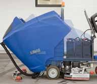 ADVANTAGES: - Industrial scrubber-drier for large surfaces; - Steady structure; - Designed to be implemented also in very demanding working conditions; - Canal-jet for the