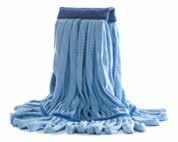 The side press allows you to use traditional wet mops or microfibre pads with a collapsible frame.