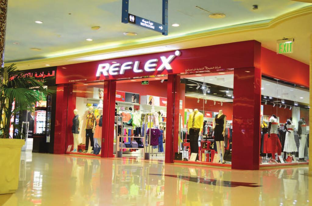Within the first year of operations, Reflex o- pened its third store in Dubai.