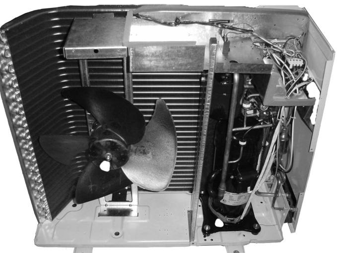 10. DISASSEMBLY INSTRUCTIONS OPERATING PROCEDURE 2.Remove the electrical control box 1) Remove all the terminals of the Fan motor wire and the compressor wire.