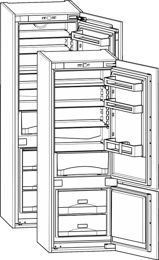 Operating instructions Combined fridge-freezer for