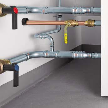 Prestabo has been developed for the cost-efficient and safe installation of heating systems, closed