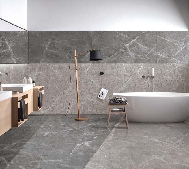 N BS CLAROS GREY(LIGHT) / 900X900mm / 600X1200mm Claros Grey (light) is a kind of beautiful light grey Turkish marble with lighter veins.