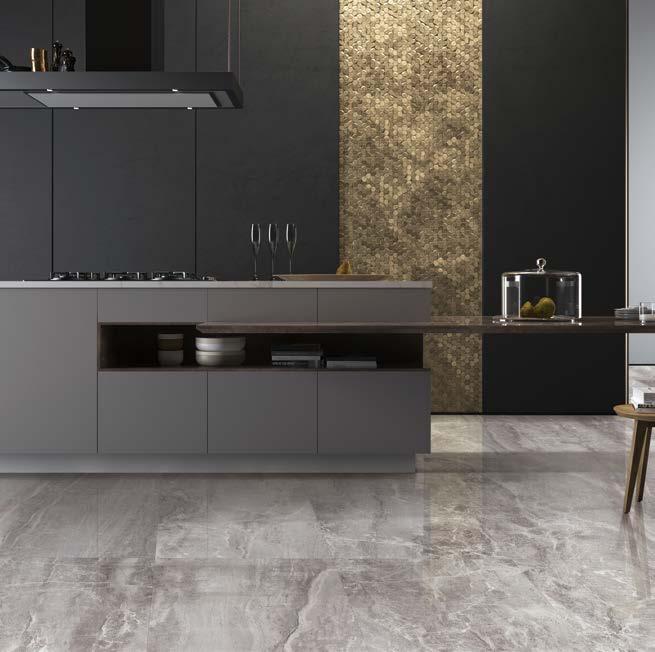 TUNDRA GREY / 600X1200mm Tundra Grey is a kind of grey marble quarried in Turkey. It is a low variation patterned marble of light grey and whites.
