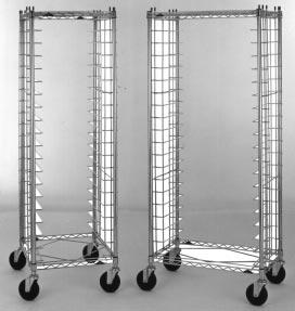 Item# Job METRO MOBILE END- AND SIDE-LOAD WIRE BUN PAN RACKS Cost Effective: Metro s Bun Pan Racks offer an economical solution for sturdy, dependable storage and transport of bun pans.