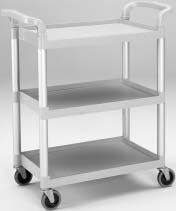 Use it for table set up, bussing service, delivering prepared foods to the food bar, coffee service, or transporting catering supplies off the delivery truck.