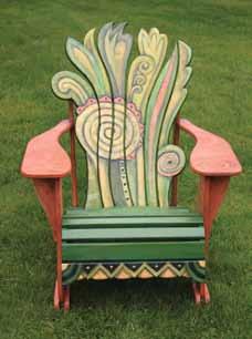 Adirondack Chairs Re-Interpreted will be on exhibit at the and at Woodmere Art Museum from May 31 through Labor Day, September 3.