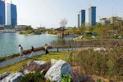 Let us consider whether Songdo offers real or simulated urbanism. The master plan architects, KPF, took the notion of world-class recreation to heart in their designs for the public space of the city.
