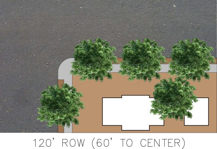8 Total canopy needed (sq ft) 5,940 Actual canopy planted (sq ft) 3,771 Actual canopy planted (sq ft) 6,285 Canopy cover (%) 34 Canopy cover (%) 32 Anticipated tree cost ($) 1080