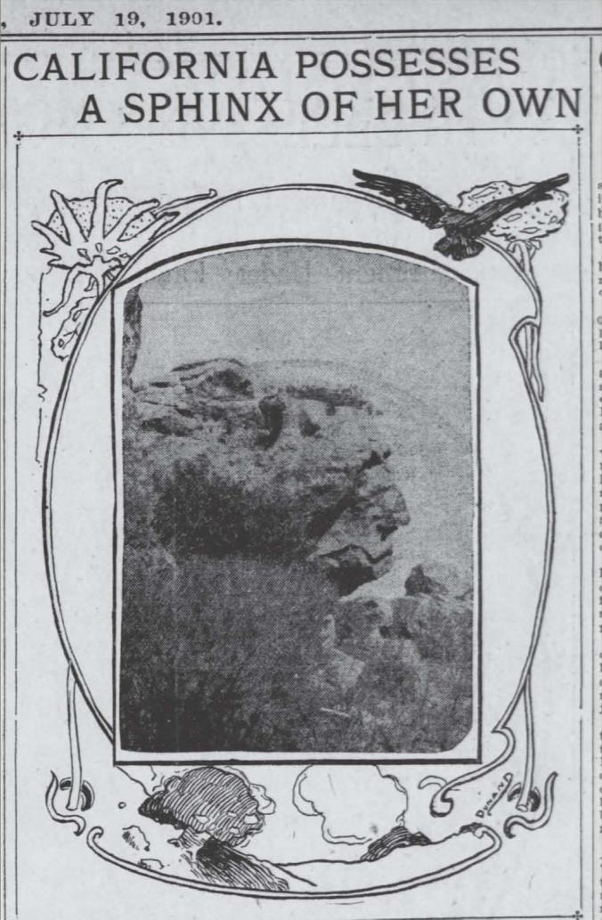 The rock was first mentioned in 1901 in the San Francisco Call newspaper.