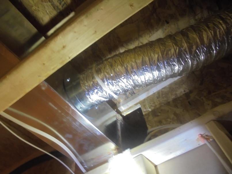 wide past the bead before connecting core 34 Duct