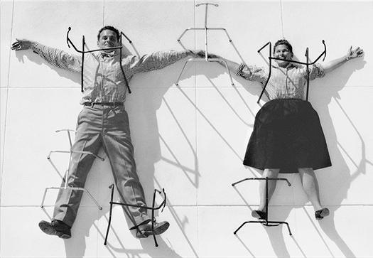 THE EAMES Charles and Ray married in 1941 and began their career as innovators in toys, films, furniture design, industrial design, and architecture. In 1949, they designed and built the Eames House.