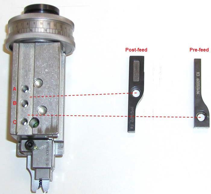 User s Manual Page 12 of 15 8 Stroke setting (qualified technician only) The mini applicator is mounted by default with a 40 mm stroke, but it can be lowered to 30 mm by changing the cam position.