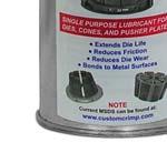 LARGE DIE LUBRICATION PROCEDURE Grease Point # 1 Apply a thin layer of CrimpX grease (supplied
