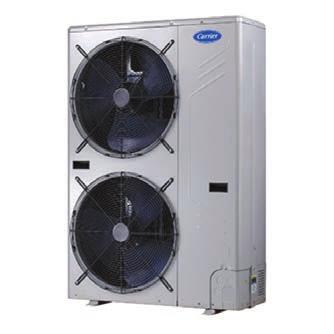 7 db(a) CARRIER VRF Heat Pump System 36,000 to 60,000 Btu/h 3 to 5 tons KEY FEATURES: The Carrier 38VMH VRF heat pump