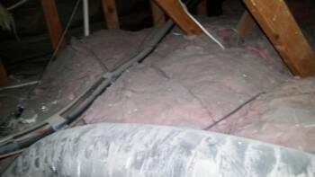 8. Insulation Condition Materials: Unfinished fiberglass batts noted. Depth: Insulation averages about 4-6 inches in depth; more recommended.