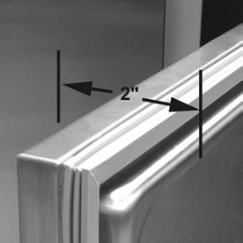 GENERAL INFORMATION THE TRAULSEN DIFFERENCE QUALITY & VALUE YOU CAN SEE Cam-Lift Hinge Design Traulsen uses cam-lift type door hinges.