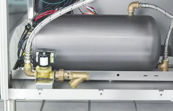 This built-in booster heater represents the best alternative for our customer, as it is designed to deliver the volume of water required by Hobart s exclusive Opti-Rinse system.