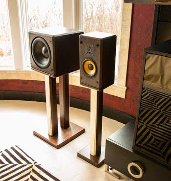 SPEAKER STANDS/ IN-WALL MOUNTING FEATURES Elevating Perfection SPEAKER STANDS DELIVER STYLE AND VERSATILITY Induction Dynamics speaker stands are designed from the ground up to match any series.