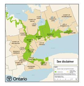 Planning in the GGH Toronto s greenbelt has two goals to: o Contain sprawl in the urbanized area and o Permanently protect
