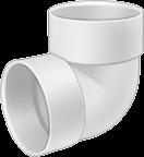 90 Elbows, Female Unthreaded Socket Ends: Close Turn WARNING Improper installation of vent system and components, or