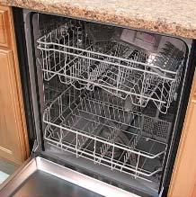 However, for best access, especially to the heat pump and float, flip the dishwasher upside-down.
