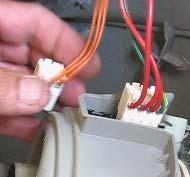 wires, unlatch it from it s terminal (below center). 7.