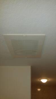 Exhaust Fan The bath fan was operated and no