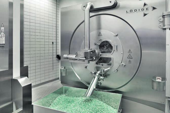 Product-specific process design guarantees that the determined qualitative properties of sensitive products are met Solutions provided by Lödige Mixing / Granulating Basic pharmaceutical materials