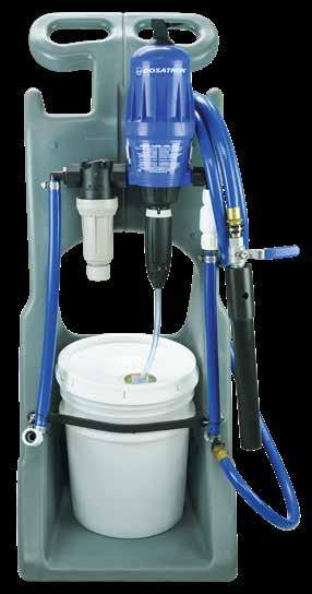 the perfect, portable system for sanitation applications.