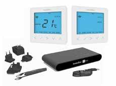 223.47 NEOKIT 2, BLACK / WHITE / SILVER NeoKit 2 Black, White or Silver Programmable Digital Thermostat Wifi