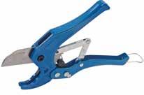 00 PCUTTER TACKER ABS Pipe Cutter, ratchet action, die cast aluminium body and hardened steel blade.