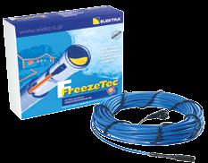 FROST PROTECTION Elektra FreezeTec Heating Cable 12 W/m Pipe Heating Cable Ready made frost protection kit complete with 12W/m heating cable, thermostat, flex & plug.