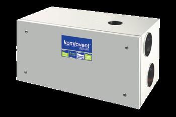 Horizontal units OMEKT REGO 600 Extremely compact design with high efficiency up to 89%.
