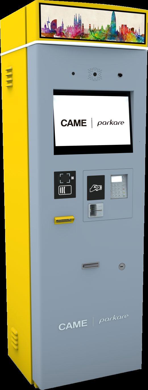 performance Low cost supervision Self Service System The Cashless Pay Station PKE accepts fast and secure electronic payments through
