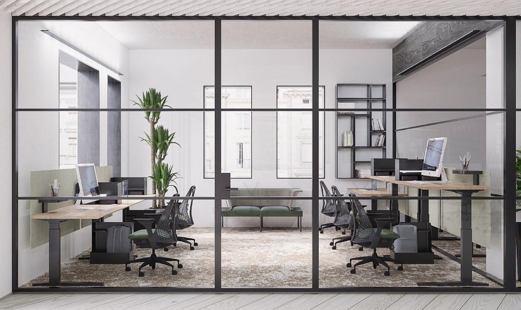PRIVATE OFFICE CANOPY s Private Offices deliver the best of both worlds quiet, comfortable spaces for focus and concentration adjacent to open spaces for collaboration and serendipitous interaction.