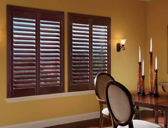 E20 shutters come complete with a 20-year warranty for performance you can count on.