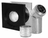 Kits Horizontal Kit Kit includes: Round Horizontal Cap, Wall Thimble, and Appliance Adapter. Pipe lengths not included.