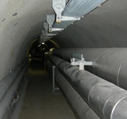 Underground tunnels and cable ducts Power plant / waste